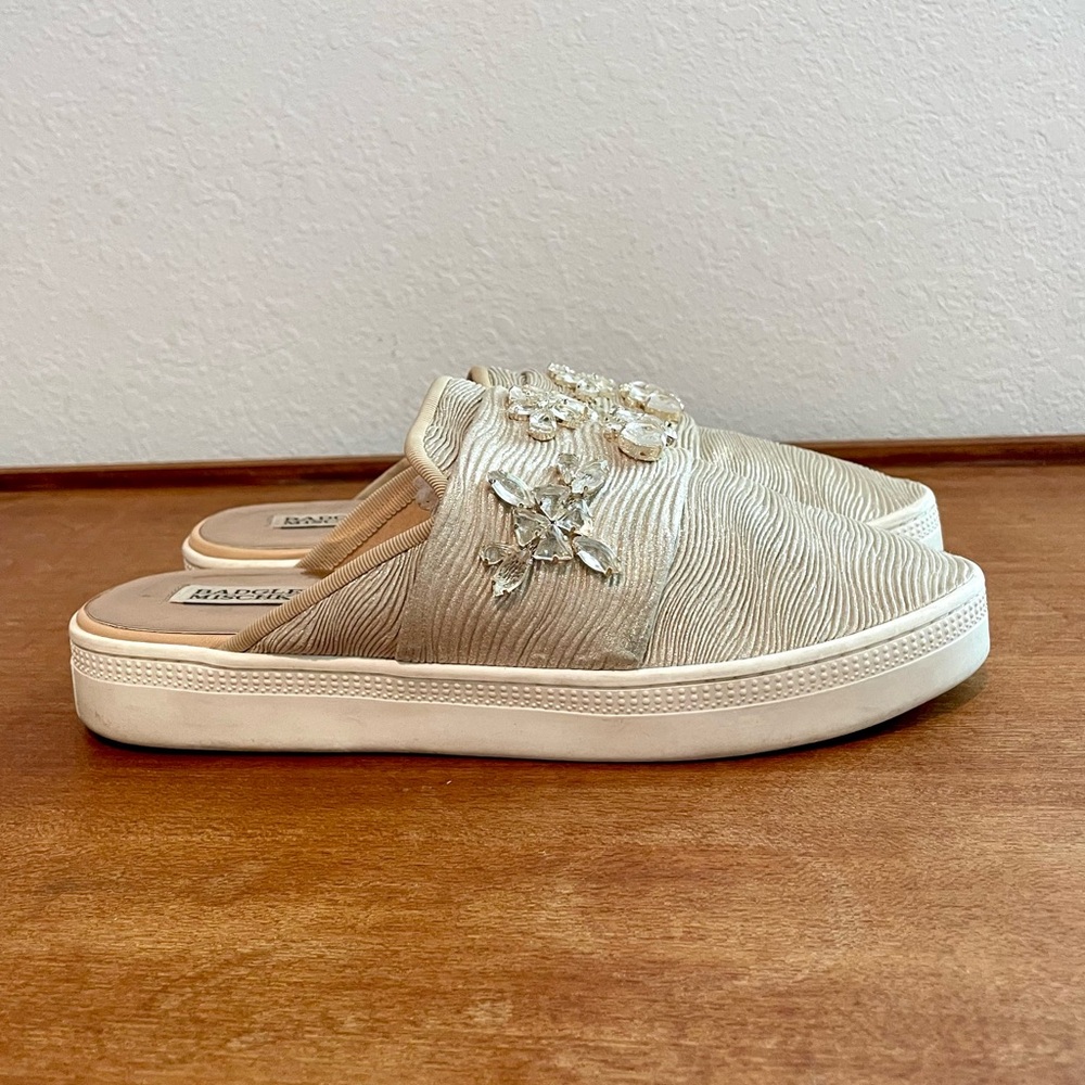 SOLDBadgley Mischka Seline Embelished Mule Slide Sneaker Size 9 - Picture 4 of 15